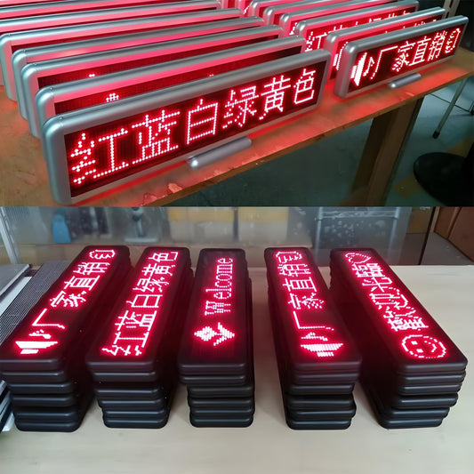 Dual Color LED Car Display 