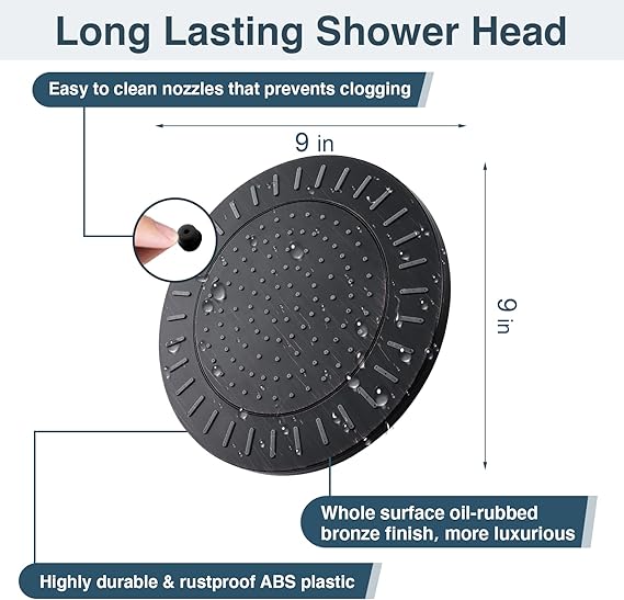 Review of the 9-Inch High Pressure Shower Head