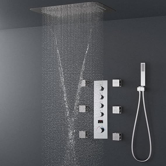 Experience Luxury with the 24 Inch Rainfall Shower Head