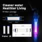 High Pressure Shower head with filters Vortex hydro jet Turbo Propeller 360 Degrees Rotating Easy Install(I-Blue) AD